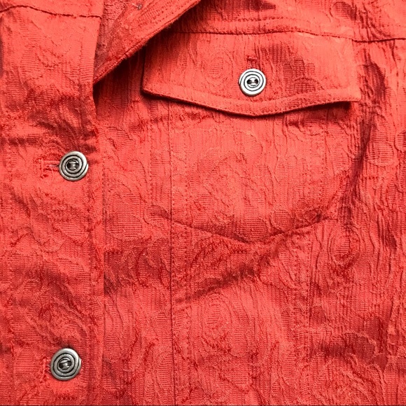 Chico’s Additions Orange Button Jacket, NWT, 0 - Picture 7 of 16